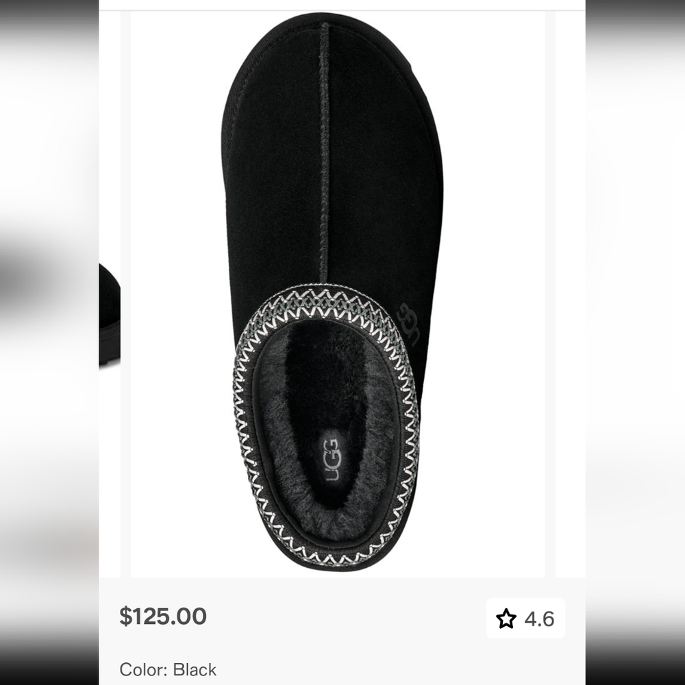 UGG Women's Black Slides